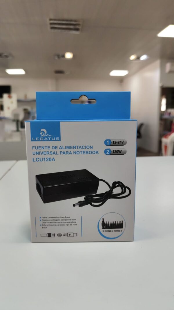 CARGADOR UNIVERSAL NOTEBOOK LEGATUS