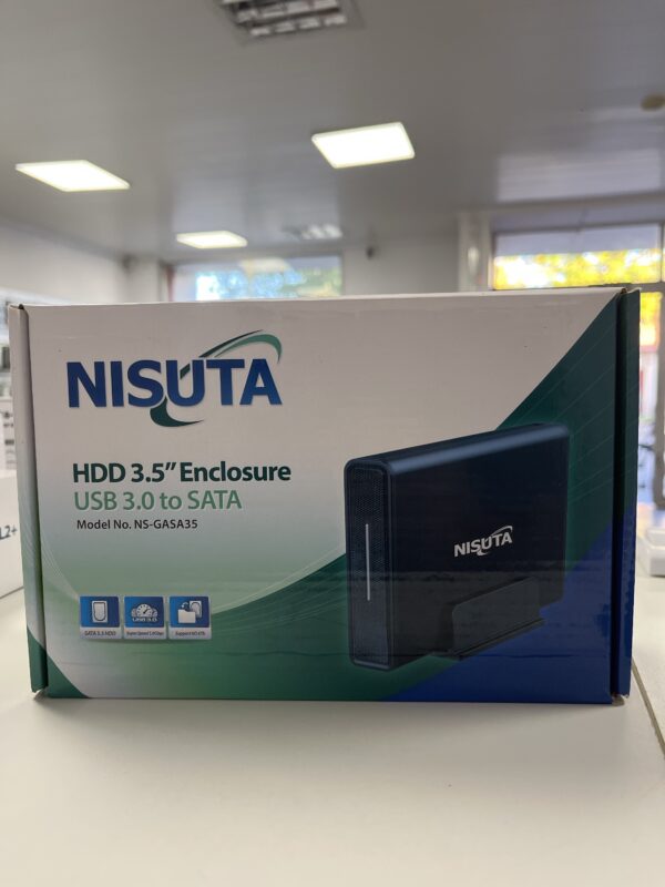 GAVETA EXTERNA USB 3.0 PARA DISCO SATA 3,5 NSGASA35