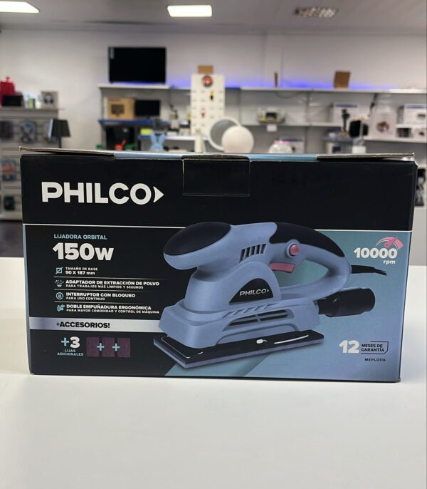 LIJADORA ORBITAL 150W C EXTRA DE POLVO