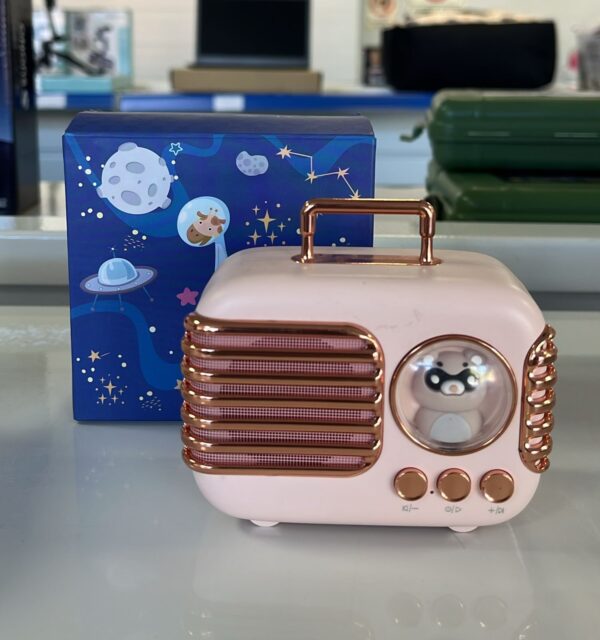 MINI PARLANTE BLUETOOTH RETRO