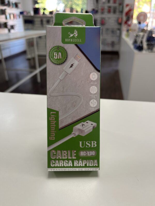 CABLE DE DATOS IPHONE 5A RC-Y00