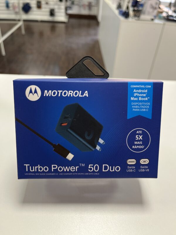CABEZAL SI CABLE DOU USB+ C TURBO MOTOROLA X50