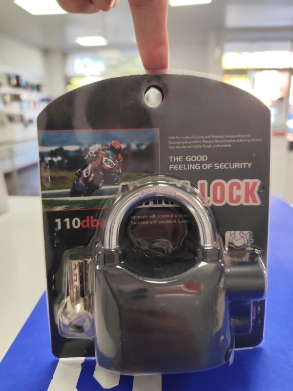 CANDADO CON ALARMA 102 QR-