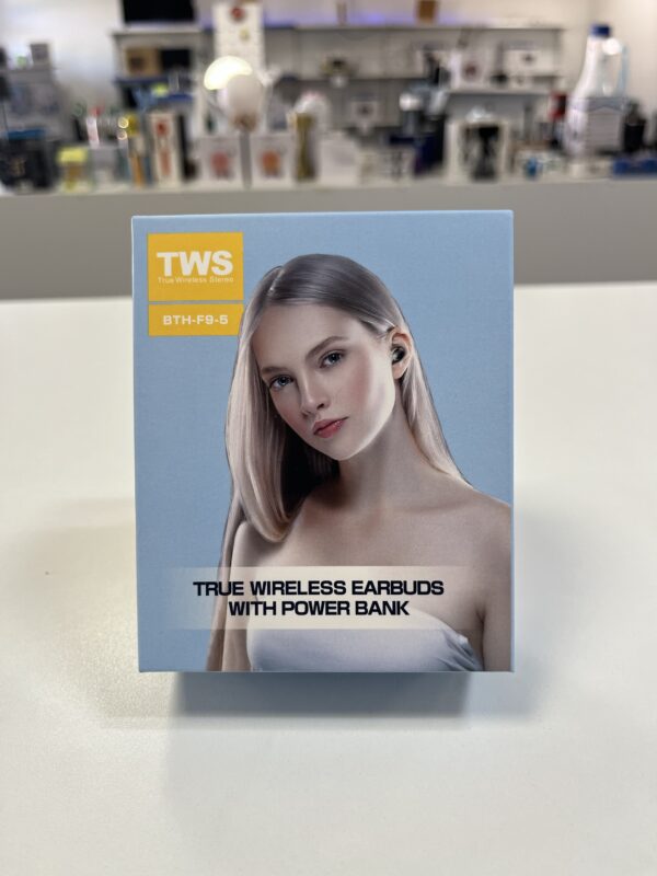 AURICULARES IN EAR BLUETOOTH F9 TWS NEGRO